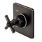 Kingston Brass SingleHandle ThreeWay Diverter Valve with Trim Kit, Oil Rubbed Bronze KS3045EX - alternate 1